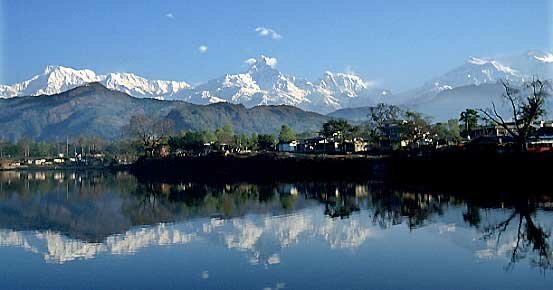 Reflections on Pewa Tal of the Annapurnas